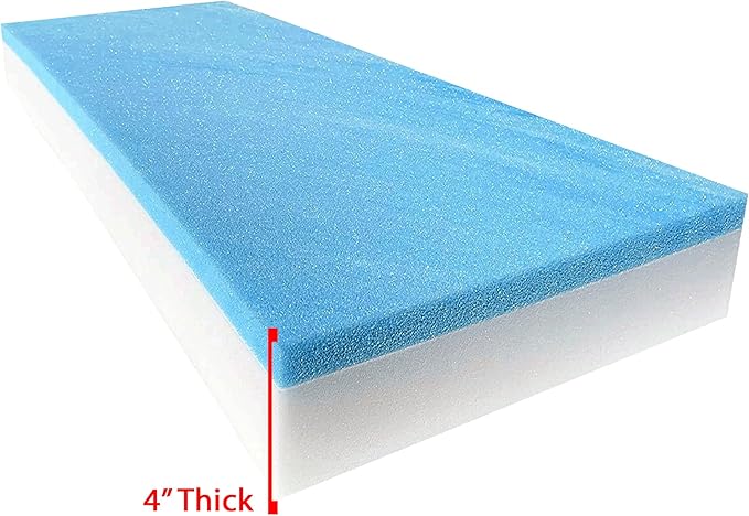 FoamTouch 4" Gel-Memory-Foam-Mattress No Cover