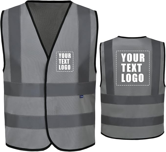 AK Safety Vest- Reflective, Personalized Hi Viz Vests with Custom Logo