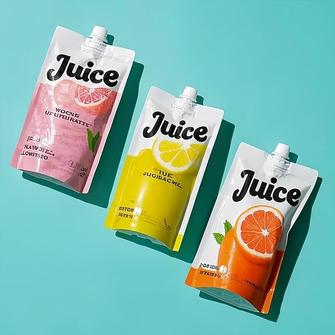 Custom Print Reusable Drink Bags(Min order 1000 pcs), Personalized Drink Pouches, Stand up Spout Plastic Flask Pouch for Juice Milk Brewing Storaging Liquid Packaging（Exclude Shipping Fee）