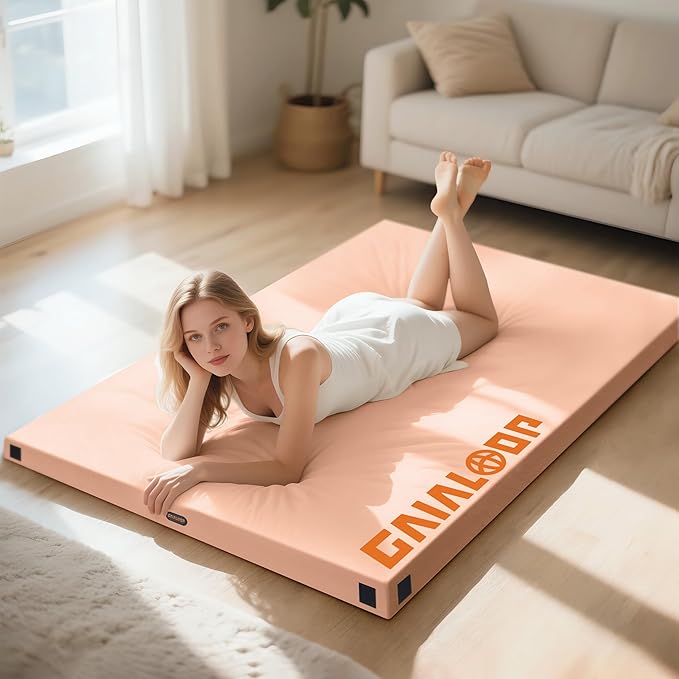 Floor Memory Foam Car Camping Bed Glamping Roll Up Futon Mattress, Japanese Floor Sleeping Mat Camp Cot Mattress Pad Travel Guest Side Sleepers [Twin: 75 * 38 * 3'']