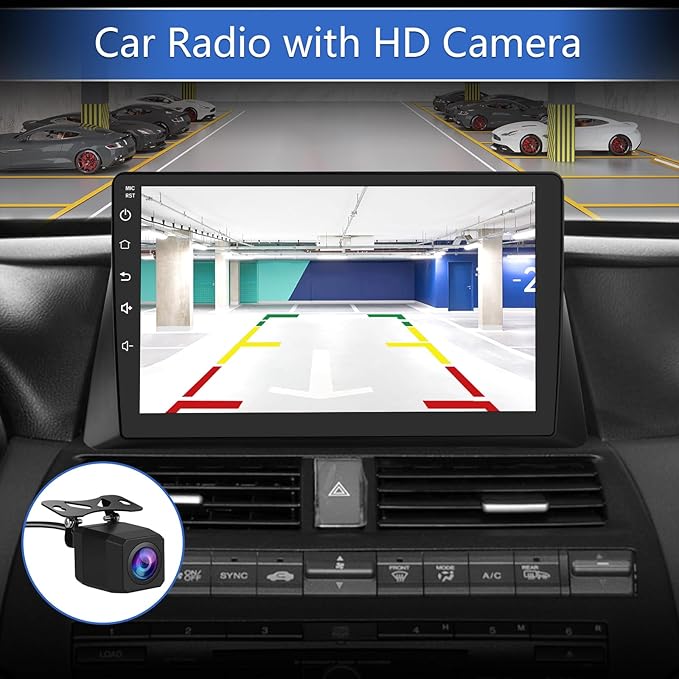 Android 13 Car Radio Stereo for Honda Accord 2008-2013, 10.1 Inch Touch Screen with SWC AM FM WiFi GPS DSP BT with Backup Camera 2GB+64GB