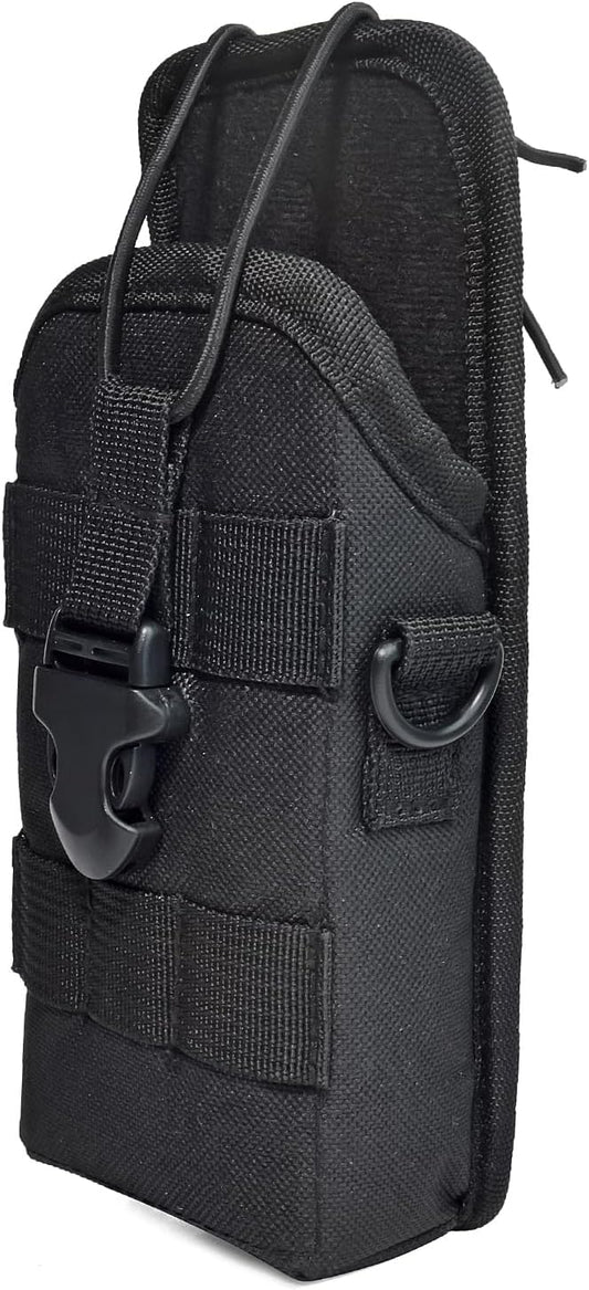 Versatile Walkie Talkie Holster Molle Radio Pouch Large Radio Holder for Motorola Baofeng Cobra Uniden Handheld Two Way Radio Ham CB Radio