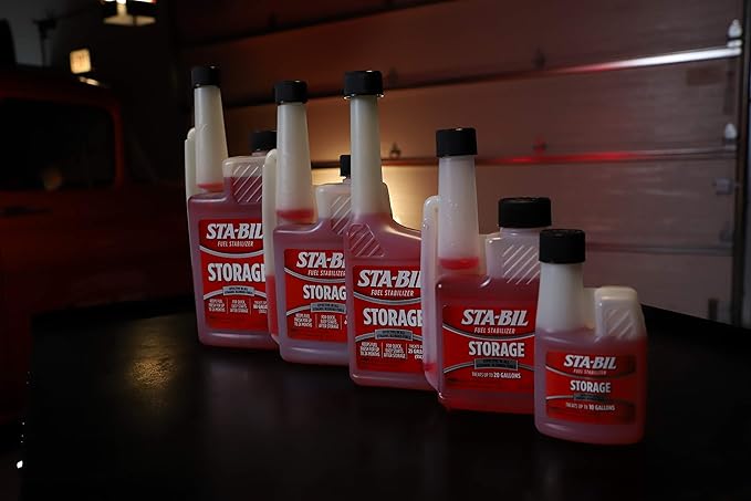 STA-BIL Storage Fuel Stabilizer - Keeps Fuel Fresh for 24 Months - Prevents Corrosion - Gasoline Treatment That Protects Fuel System - Fuel Saver - Treats 40 Gallons - 16 Fl. Oz. (22207) (Pack of 2)