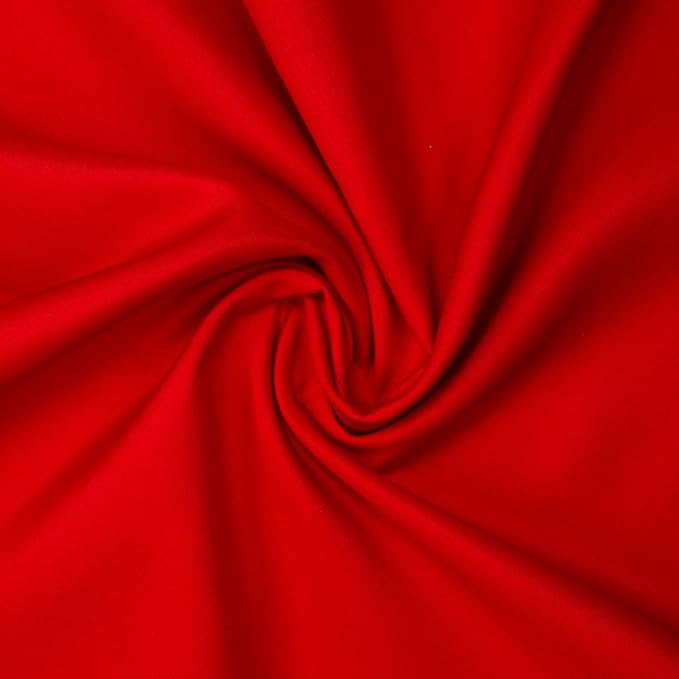 Gee Di Moda Round Tablecloth - 90 Inch Red Round Table Cloth for 30 to 60 Inch Round Tables - Heavy Duty Washable Fabric - for Buffet Table, Holiday Party, Dinner, Wedding & Baby Shower