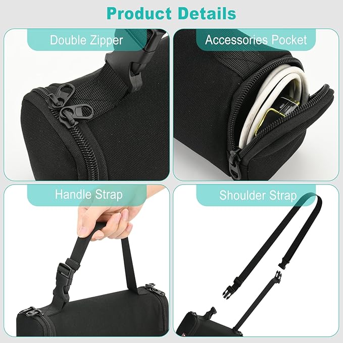 TXEsign Carrying Bag Storage Case Compatible with Midland ER210/ER310/ER300 Emergency Crank Weather AM/FM Radio, Protective Bag Emergency Radio Organizer Container Pouch (Case Only)