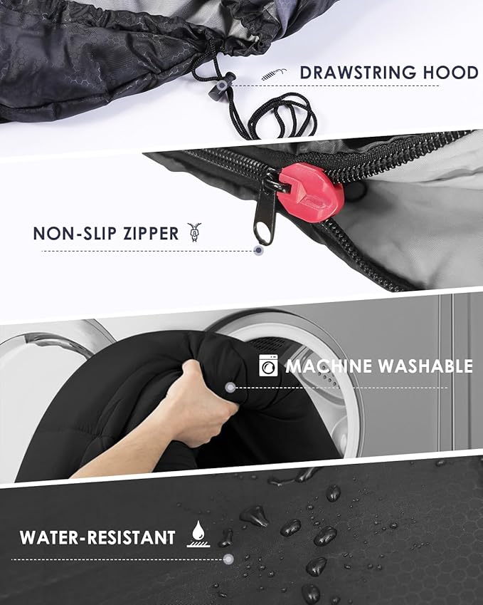 Sleeping Bags for Adults Cold Weather - 20 Degree Big&Tall Size Backpacking Lightweight Waterproof for Girls Boys Mens Teen Women for Camping Hiking Outdoor Travel Hunting with Compression Bags