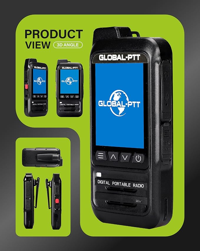 PoC Radios Unlimted Range - IP67 Waterproof & Floating 4G LTE PTT Push to Talk Over Cellular Radio Radios Pre-Installed SIM Nationwide Coverage Outdoor Marine Use (2)