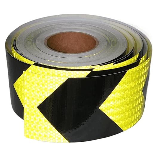 Reflective Tape 4 Inch x 168 Feet, Outdoor Waterproof High Visibility Adhesive Stickers, HGH Intensity Strips for Vehicles