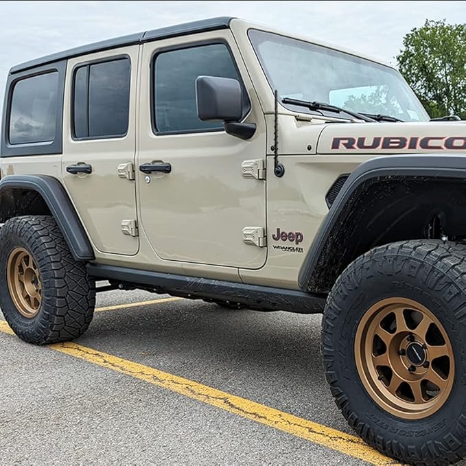 VOFONO 13 Inch Antenna for Jeep Wrangler Gladiator 2007-2026, Short Antenna for JL JK Rubicon Sahara Unlimited Sport Willys 4xe Mojave High Altitude Jeep Accessories