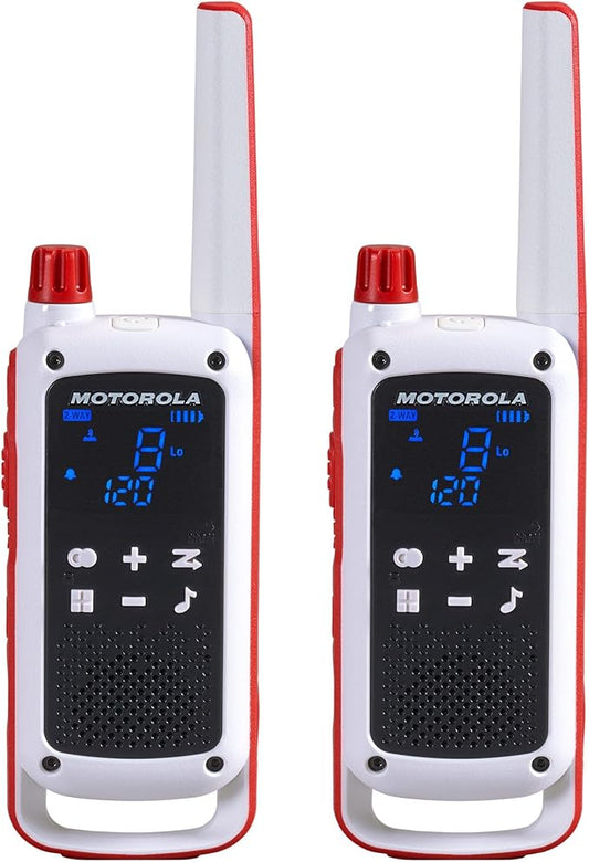 Motorola Solutions Red Cross T478 Talkabout White Rechargeable Emergency preparedness 35-Mile 2-Way Radio