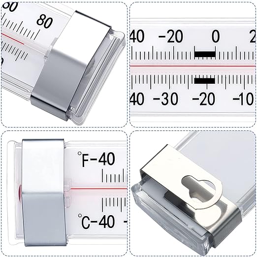 12 Pack Fridge Refrigerator Freezer Thermometer