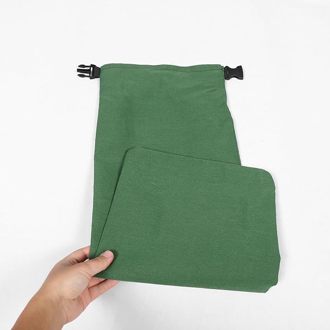 DOITOOL 2pcs Sand Bags for Flooding: Sandless Sandbag Flood Protection Supply - 27.5x11inch Canvas Sandbags - Reusable Water Barrier for Basement Window Floor Flood Control