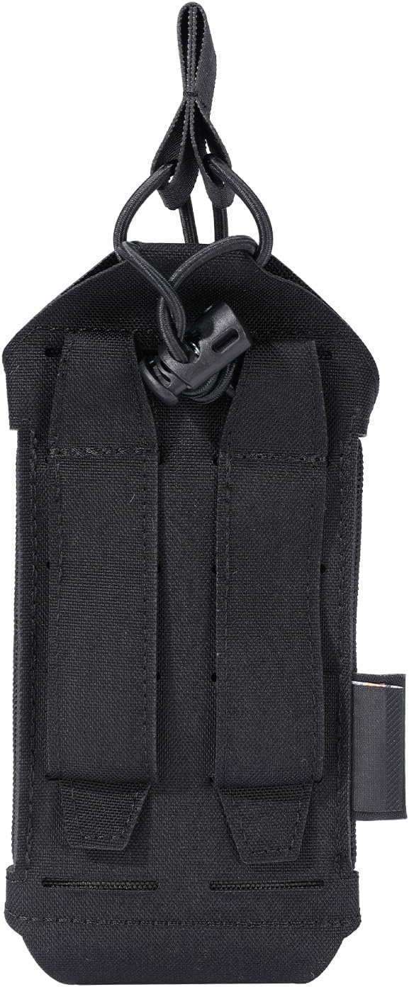 EXCELLENT ELITE SPANKER Tactical Universal Radio Holster Holder Molle Radio Pouch Adjustable for Duty Belt,Vest for Two Ways Walkie Talkie