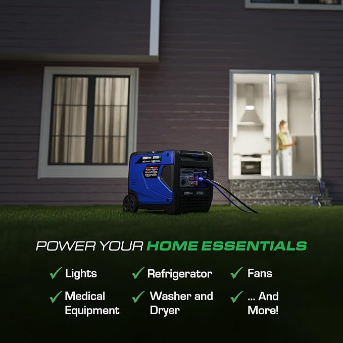 DuroMax XP7000iHT 7,000-Watt Portable Tri Fuel Inverter Generator