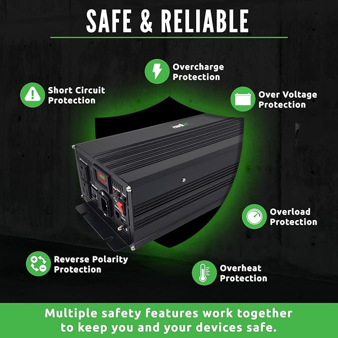 PumpSpy 1500W Sump Pump Battery Backup System, Safe Back Up System for Emergency and Power Outage, Superior Home Silent Sump Pump Backup Power Supply with Intelligent Cooling