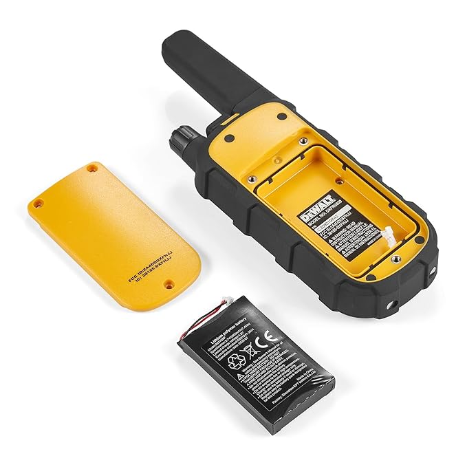 DEWALT FRS Walkie Talkies Long Range 2 Way Radio, 2 Watt, Waterproof & Rechargeable, 48 Pack with 8X Gang Chargers, 8DXFRS800-BCH6