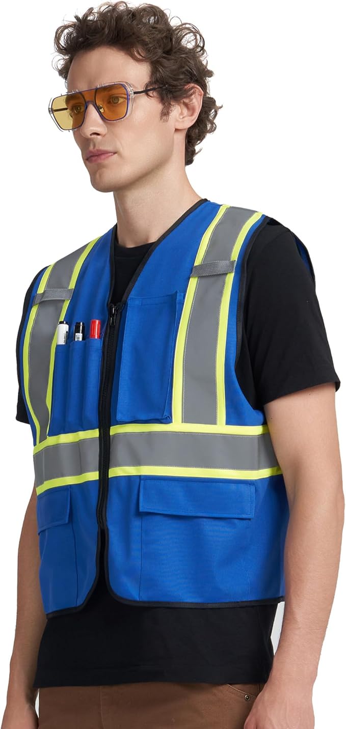 A-KSAFETY Custom High Visibility Reflective Safety Vest with logo