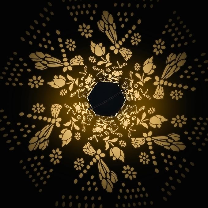 Christmas Gifts for Women Men Mom - Dragonfly Solar Lanterns Outdoor Waterproof - Birthday Gifts, Mothers Day Gifts, Solar Lights Outdoor Garden Decor for Outside, Patio, Yard, Lawn