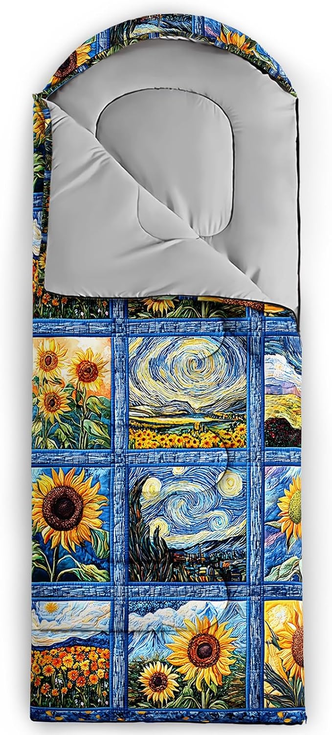 QOOMO Camping Sleeping Bags,3 Season Warm & Cool Weather,Lightweight,Waterproof Sleeping Bags for Adults & Kids,Traveling,and Outdoors,Camping Gear Equipment
