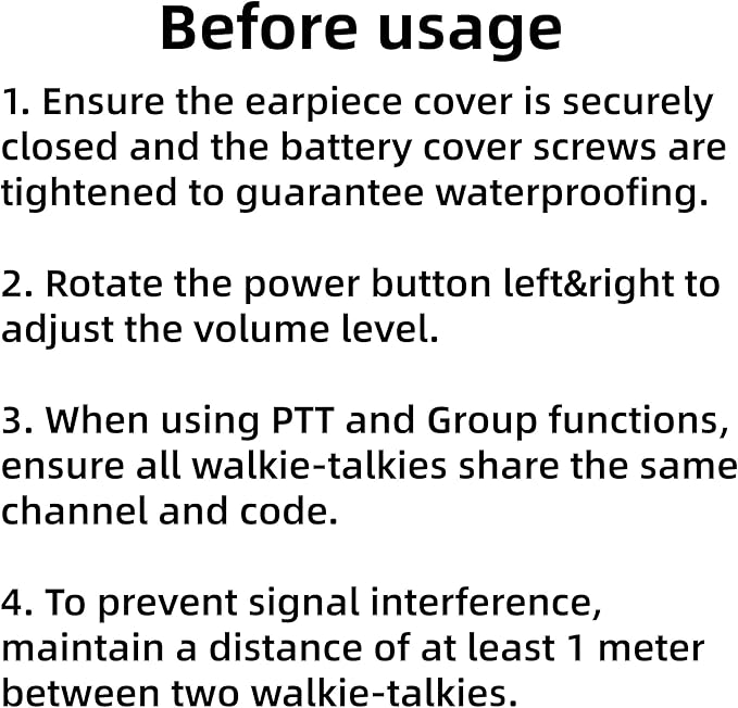 KETELESE T3G Heavy Duty Walkie Talkies, IP67 Waterproof Two Way Radio with Earpiece, Triple Proof, Three Charging Options, USB, NOAA, Emergency GMRS 2 Way radios(6 Pack), Black/Grey