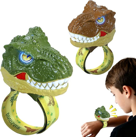 Vvinca Dinosaur Walkie Talkies for Kids 2 Pack, T-Rex Dinosaur Toys 3-12 Year Old Boys Birthday Gift, Kids Toys Boys 3-5 -5-7 8-12, Adjustable Strap 1000FT Range for Outside, Camping, Hiking