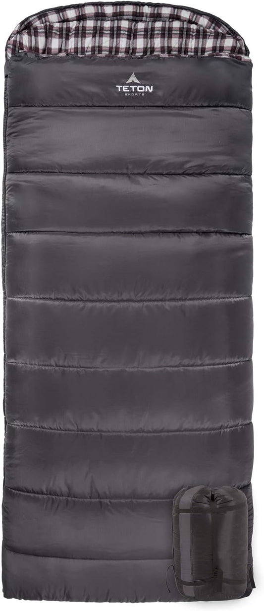 Teton Celsius Regular, 25F, 20F, 0F Degree Sleeping Bags, All Weather Bag for Adults and Kids, Camping Made Easy and Warm, Travel Sack Included