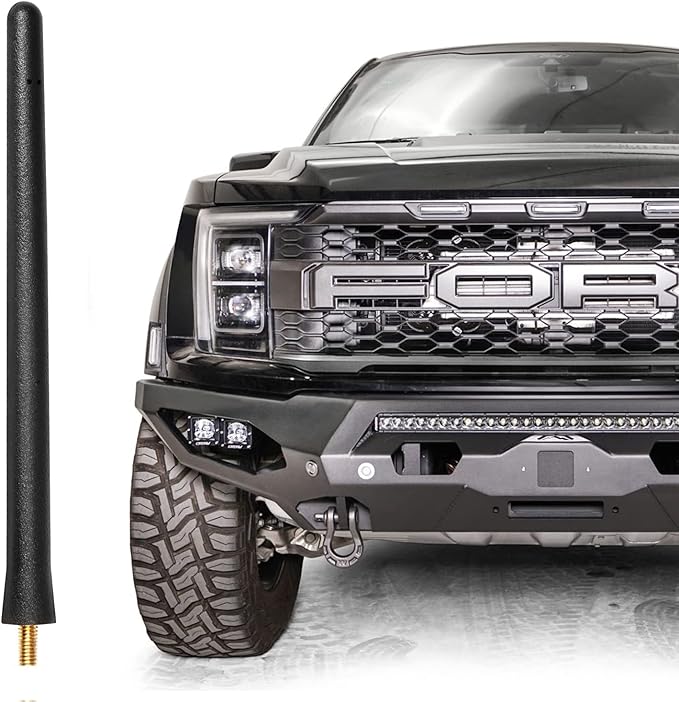 VOFONO 6 3/4Inch Short Antenna fits Ford F150 F-150 2009-2026, Ford F150 Accessories Pickup F-250 F-350 Bronco 2017+ Truck Antenna Replacement