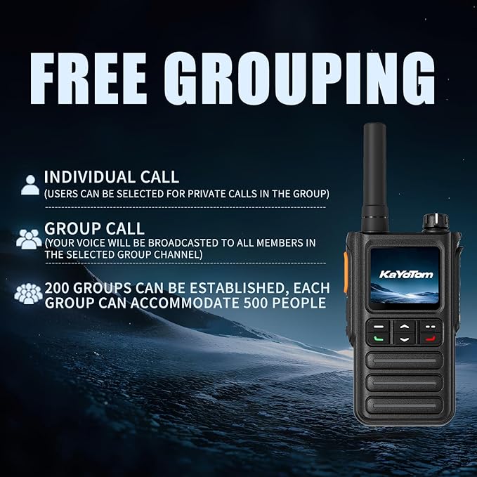 Lifetime Free Rapid GPS Unlimited Range Global Walkie Talkies – Long Range Two Way Radio, IP65 Waterproof, AI Noise Cancellation for Nationwide Outdoor, Logistics, Road Trips & Family (3-Pack)