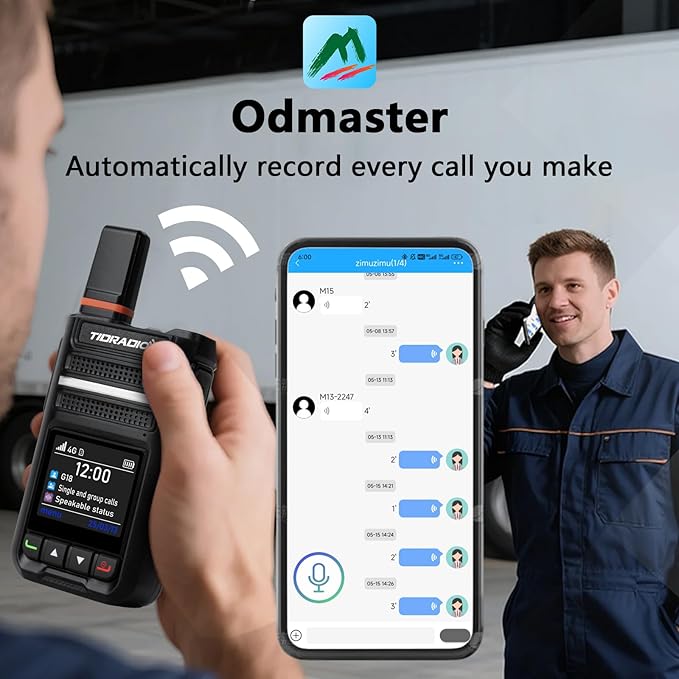 TIDRADIO TD-G18 Rapid Walkie Talkies Unlimited Range 6000+ Miles, Long Range Nationwide PTT 4G LTE PoC Radio with SIM Card Global Use for Family, Logistics, Company -9Pack