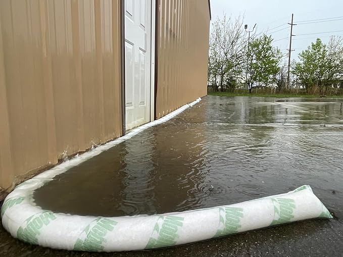 Aquashield Powered by Mobilevee 18ft Water Snake, 6 Pack - Flood Barrier for Home, Water-Activated Barrier, Garage Door Protection