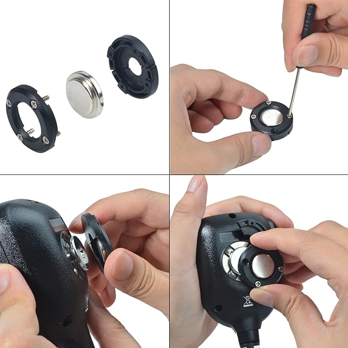 TWAYRDIO CB Mic Holder Mount, Magnetic Microphone Holder Kit for CB Radio Microphone