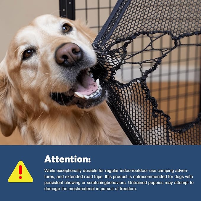 36 Inch Soft Dog Crates, Portable Travel Crate for Large Dogs, 3-Door Foldable Soft Kennel with Mesh Windows for Indoor & Outdoor Travel, with Blanket and a Foldable Bowl