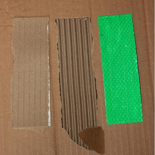 Non Fading Green Reflective Stickers 2 inch X 6 inch, Outdoor Waterproof High Visibility Warning Safety Adhesive Reflector Tape (50 Pcs)