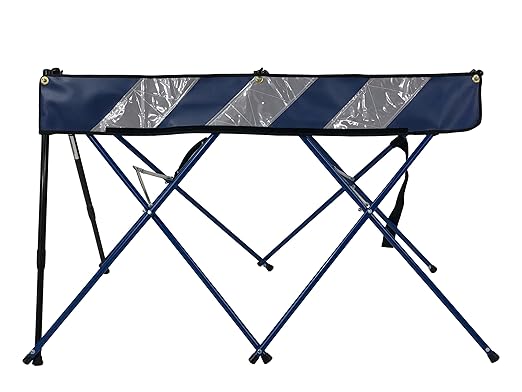 FLEX-SAFE® Blue 60” FS-BN3-60 Folding Barricade/Safety Barrier