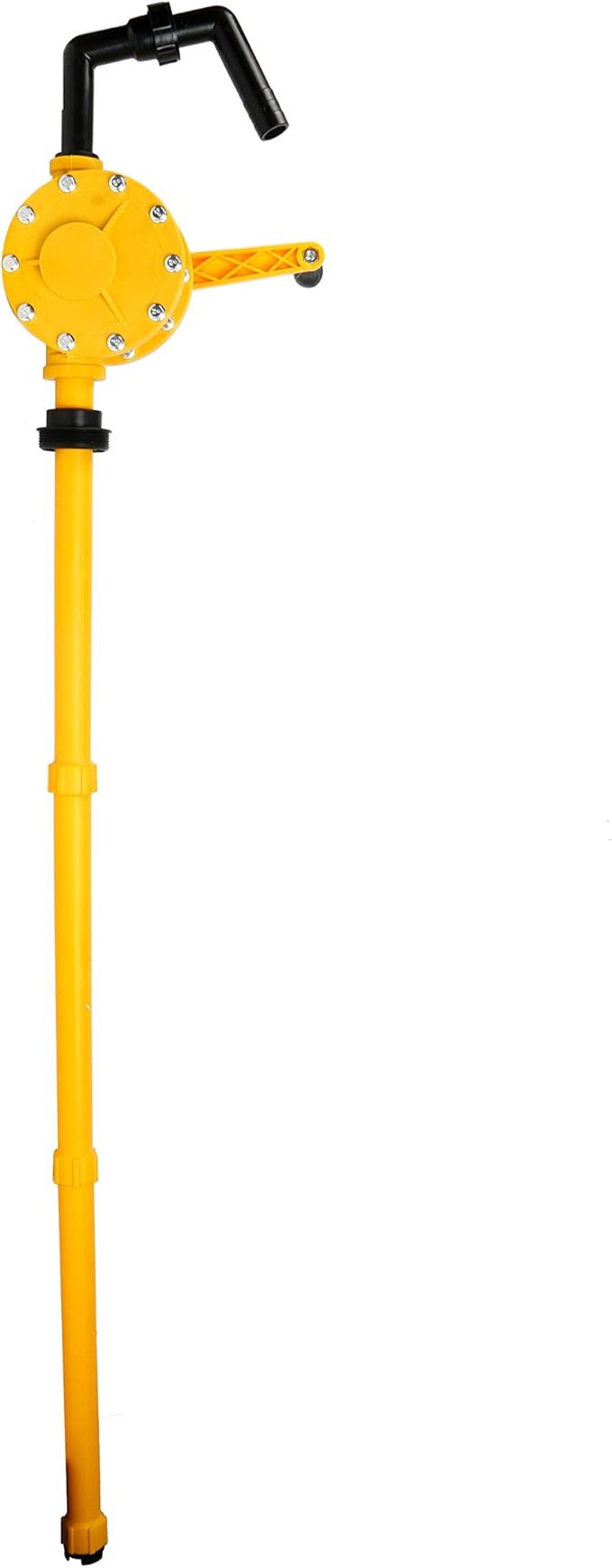 Amarine Made Barrel Pump Plastic Polypropylene Hand Rotary Transfer Drum Pump 300cc(300ml), 70 times/min