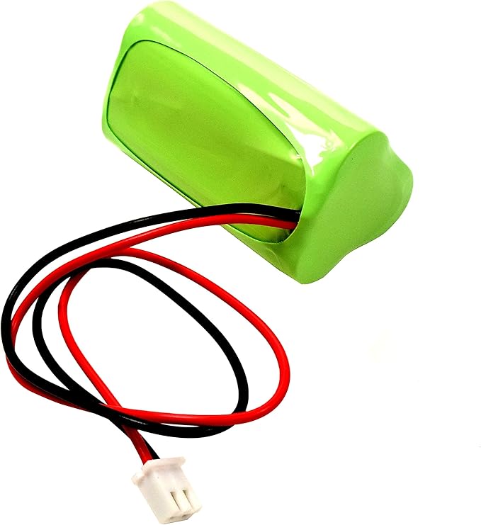 HQRP Battery Compatible with LFI Lights Hardwired Red LED Combo Exit Sign Emergency Light Square Head Model COMBO2RWBB COMBOR2 3.6V 2500mAh