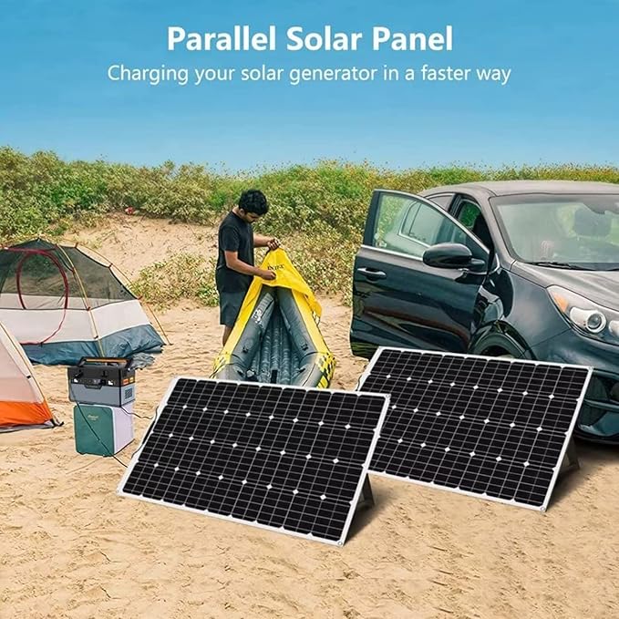 1000 Watt Flexible Solar Panel for RV, 2 × 500 Watt 12 Volt Solar Power Panel Kit with 40A Solar Charge Controller Monocrystalline Solar Panels for Camping Off Grid Car Battery Charging Boat