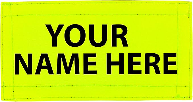 Lightning X Personalized First Responder EMT EMS Trauma Bag w/Stocked First Aid Fill Kit B & Custom Embroidered Name Patch (Fluorescent Yellow)