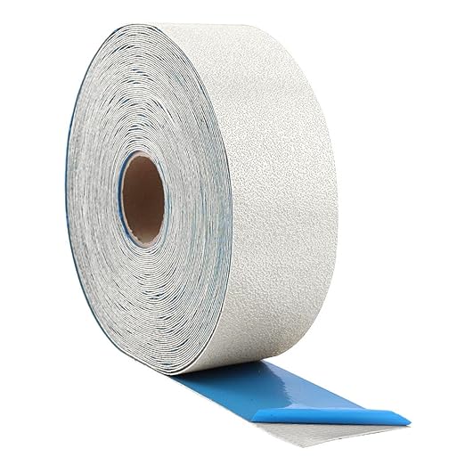 Reflective Pavement Marking Tape Slip-Resistant and Durable, Heavy-Duty Rubber Base for Outdoor Applications, Perfect for Driveways, Walkways, and Parking Areas (White, 4 Inch X 108 Feet)