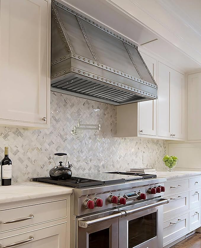 Akicon Range Hood Insert 30 Inch, Ultra Quiet, Powerful Suction Built-in Kitchen Vent Hood, Stainless Steel Ducted Stove Hood with Dimmable LED Lights, 4-Speed 600CFM