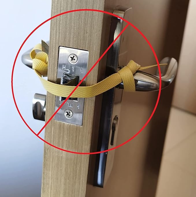 6 Pack Magnetic Lockdown Strips for Iron Door Frames High-Density Magnet Security Devices for School and Office Effective and Easy Solution for Emergency Lockdowns (Yellow)