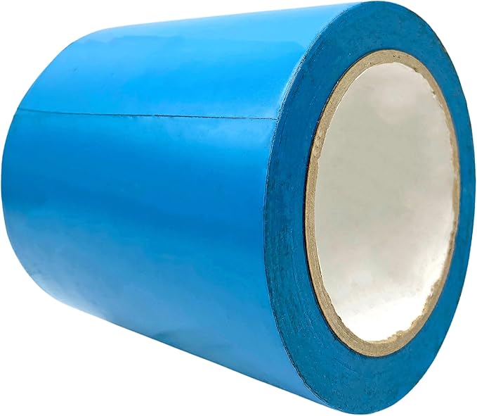 MAT Vinyl Marking Tape Light Blue - 5 inch x 36 yds. for Safety Floor Marking (School Gym, Restaurants, Warehouse), Dance Floor Splicing, Pinstriping Cars & Boats