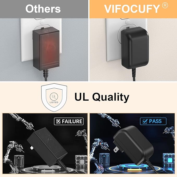 9V AC/DC Adapter Charger for Midland WR-120 WR120 WR120B WR-120B WR120EZ WR-120EZ Weather Radio Power Adapter for Midland WXAC103 WXAC104 D9300CEC Charger Power Supply Cord with UL Listed