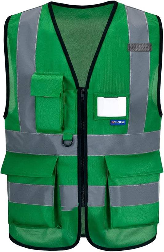 3xl green safety vests reflective