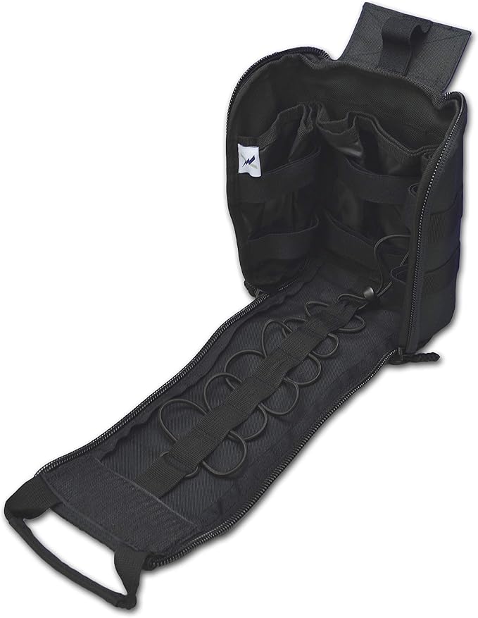 Lightning X Spread Eagle Complete Tactical Trauma IFAK Kit w/Laser Cut MOLLE - Black