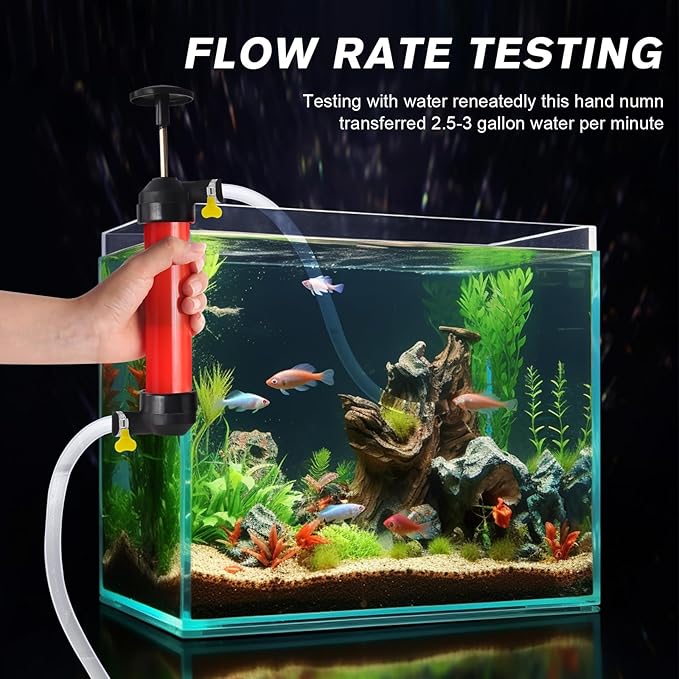 Multi purpose liquid transfer pump,manual pump siphon, fish tank siphon pump, fuel siphon pump, lawn mower oil pump, RV Antifreeze Pump Kit.Suitable for transferring liquids such as water and fuel.