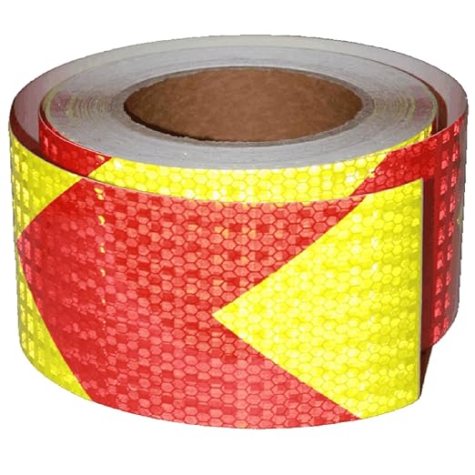 Reflective Tape 3 Inch x 68 Feet, Outdoor Waterproof High Visibility Conspicuity Strong Adhesive Reflector for Vehicles