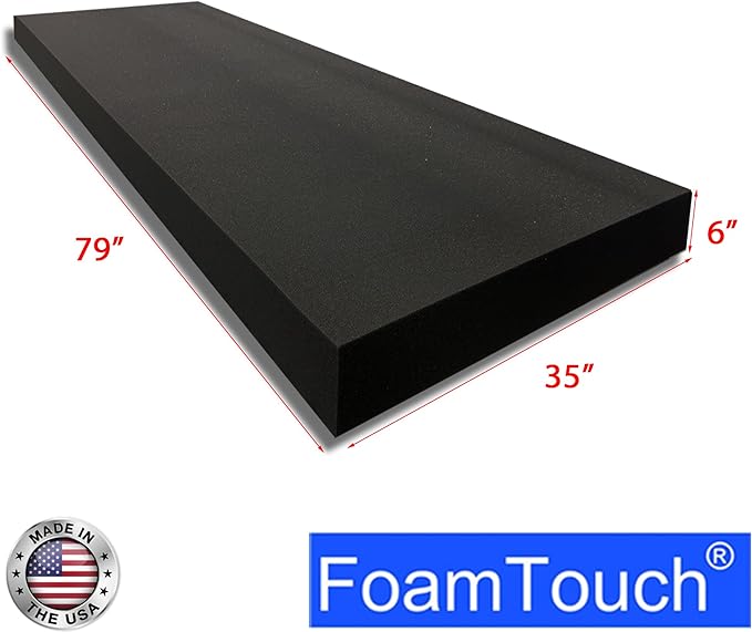 FoamTouch 6" Gel-Memory-Foam-Mattress No Cover