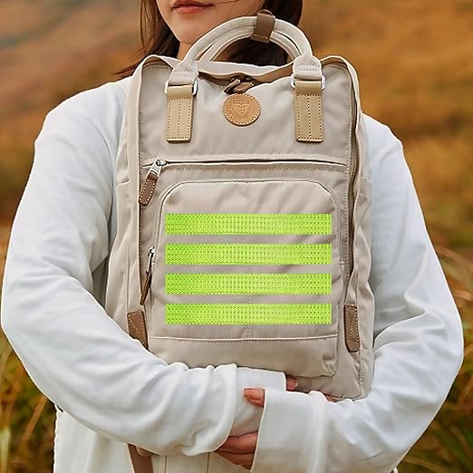 Industrial Reflective Tape Green 2 inch Wide, Outdoor Waterproof High Visibility Safety Warning Reflector Sticker Strips (68 feet)
