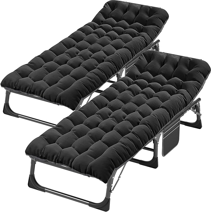 ABORON Heavy-Duty Folding Guest Bed for Adults, 500lb Capacity, Portable Extra Cot with 1250D Double Layer, Ideal for Indoor Guest Stays & Temporary Home Use